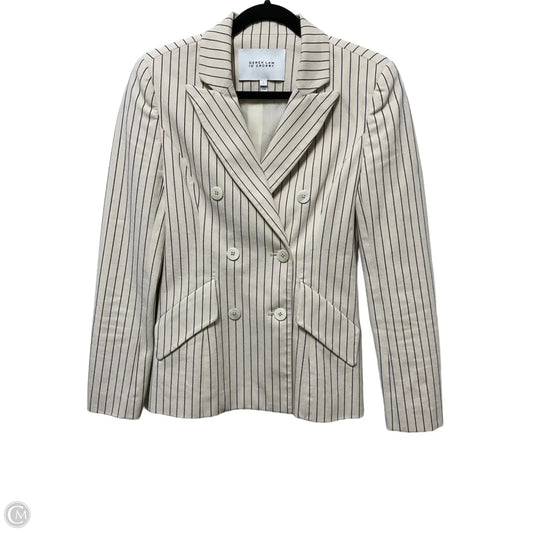 Blazer Designer By Derek Lam In Striped Pattern, Size: 2