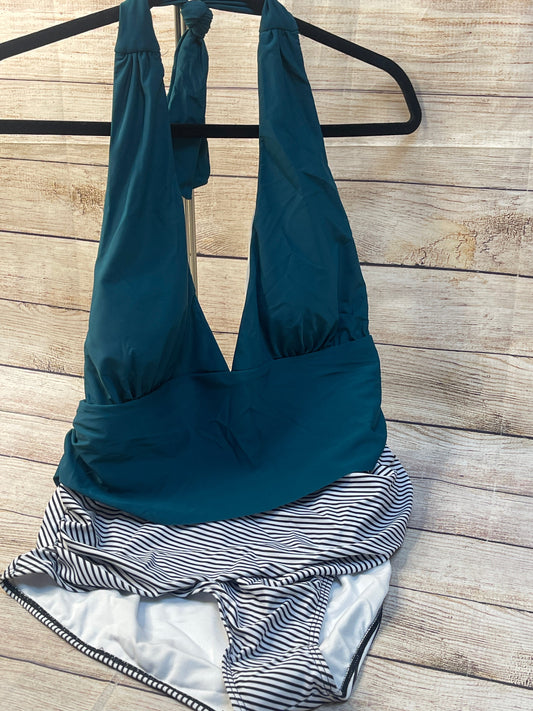 Teal Swimsuit Clothes Mentor, Size 16