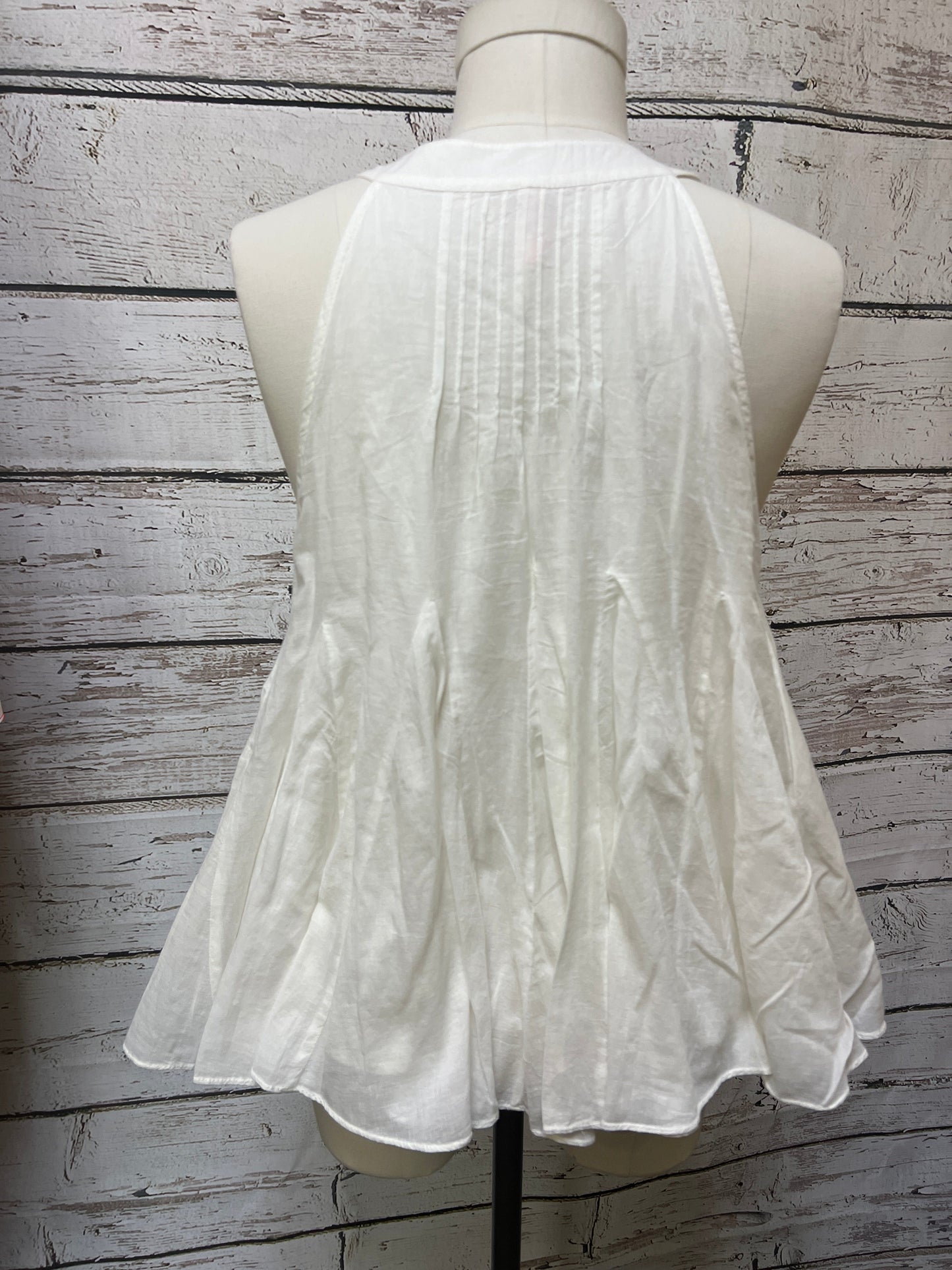 White Blouse Sleeveless Free People, Size Xs