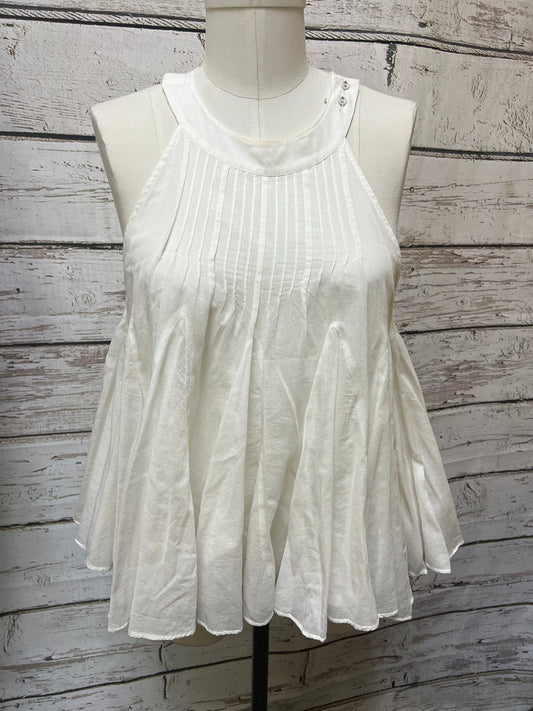 White Blouse Sleeveless Free People, Size Xs