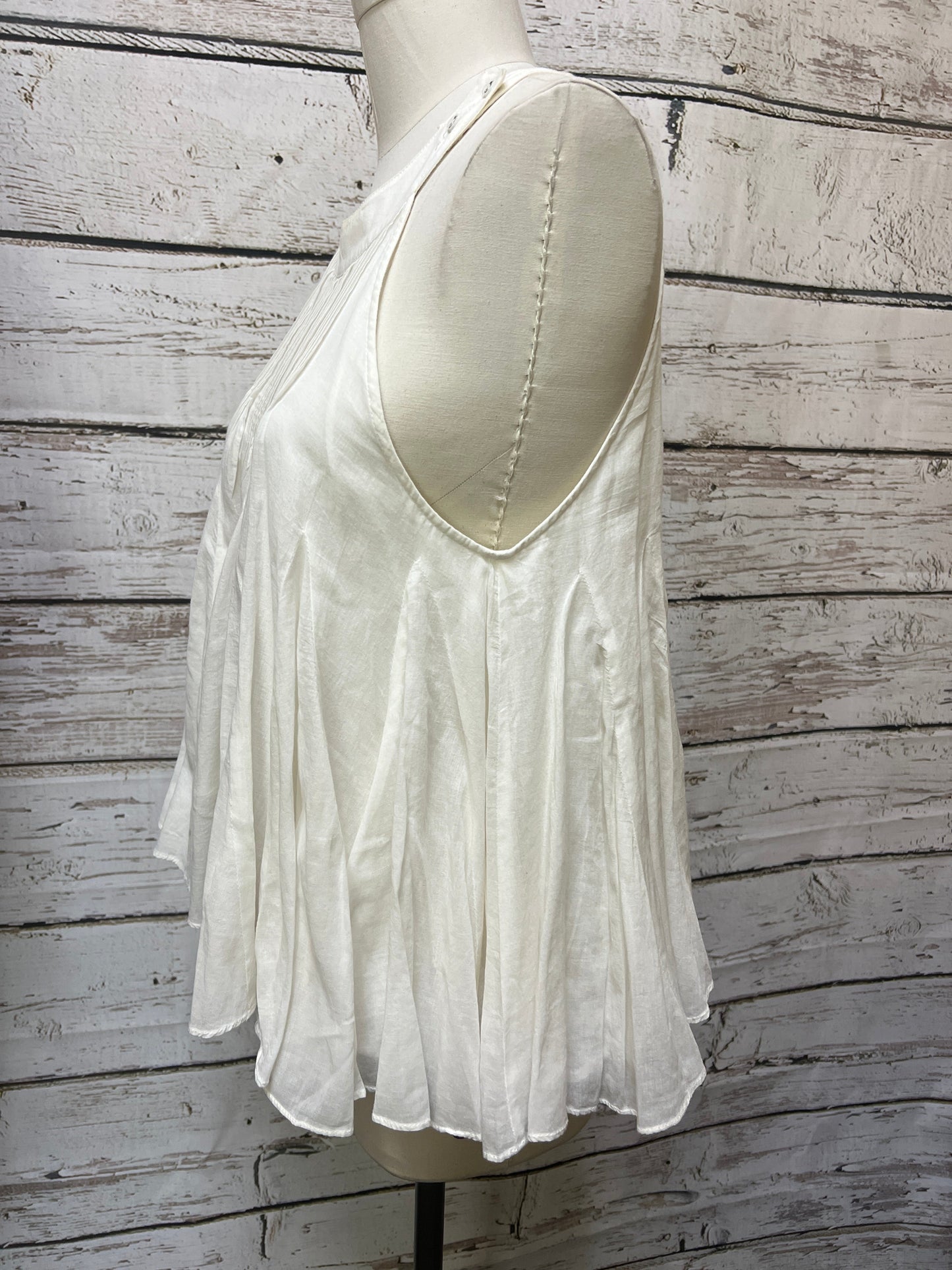 White Blouse Sleeveless Free People, Size Xs