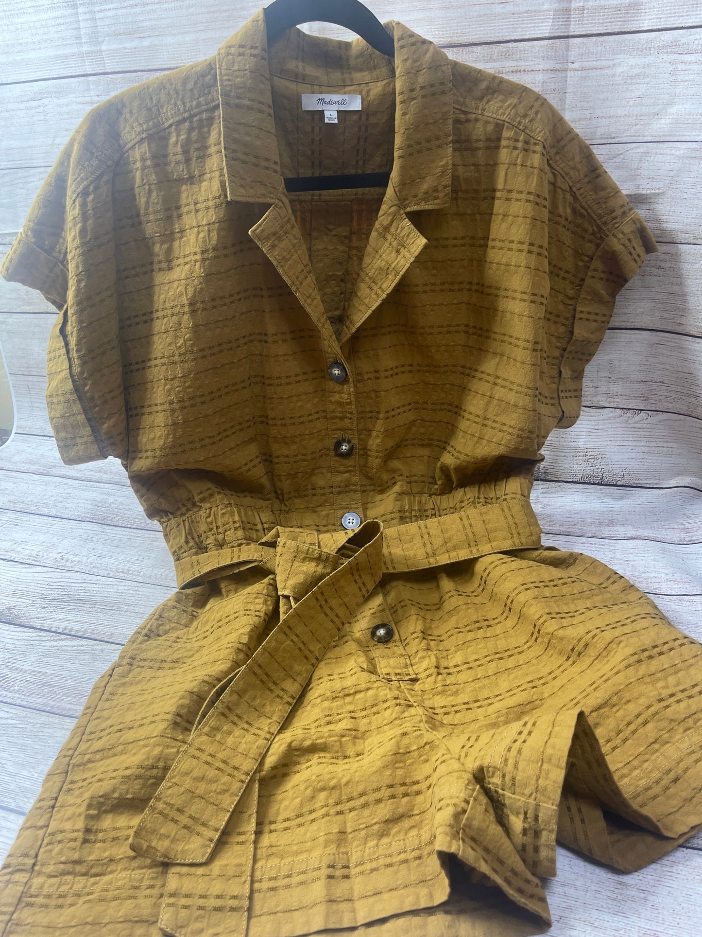 Yellow Romper Madewell, Size L