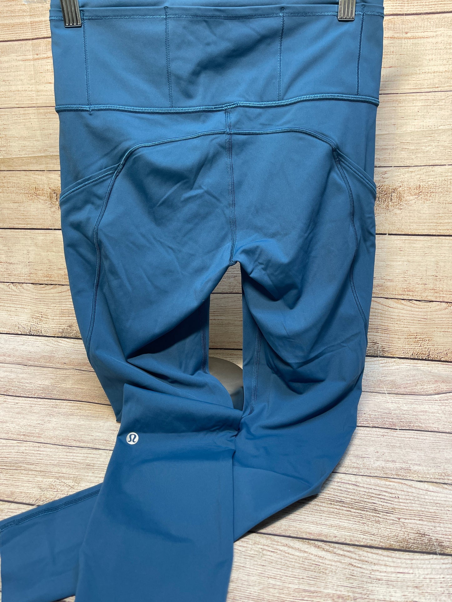 Athletic Leggings By Lululemon In Teal, Size: S