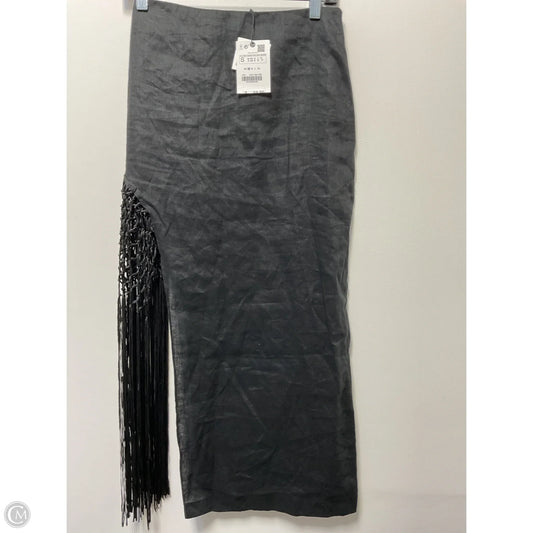 Skirt Midi By Zara In Black, Size: M