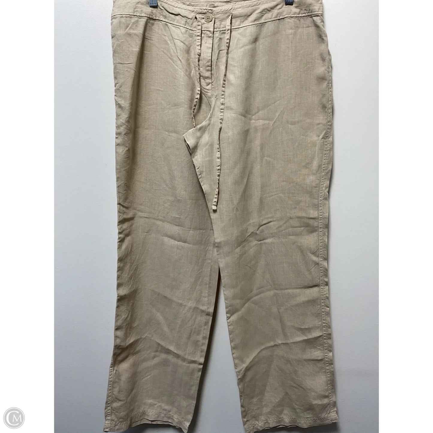 Pants Linen By Tommy Bahama In Beige, Size: 14