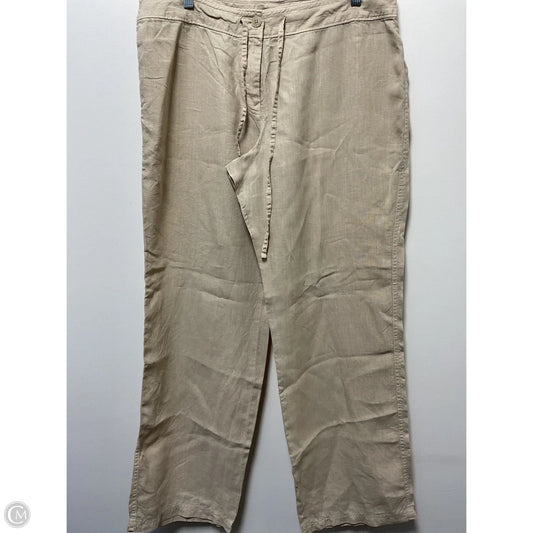 Pants Linen By Tommy Bahama In Beige, Size: 14