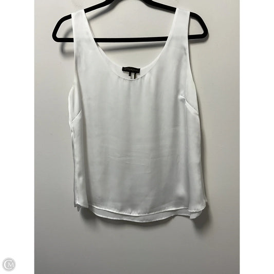 Blouse Sleeveless By Donna Karan In White, Size: M