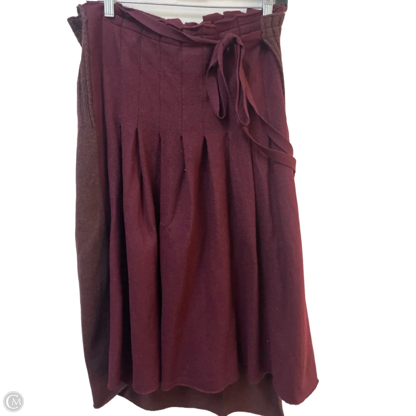 Skirt Luxury Designer By Stella Mccartney In Maroon, Size: Osfm