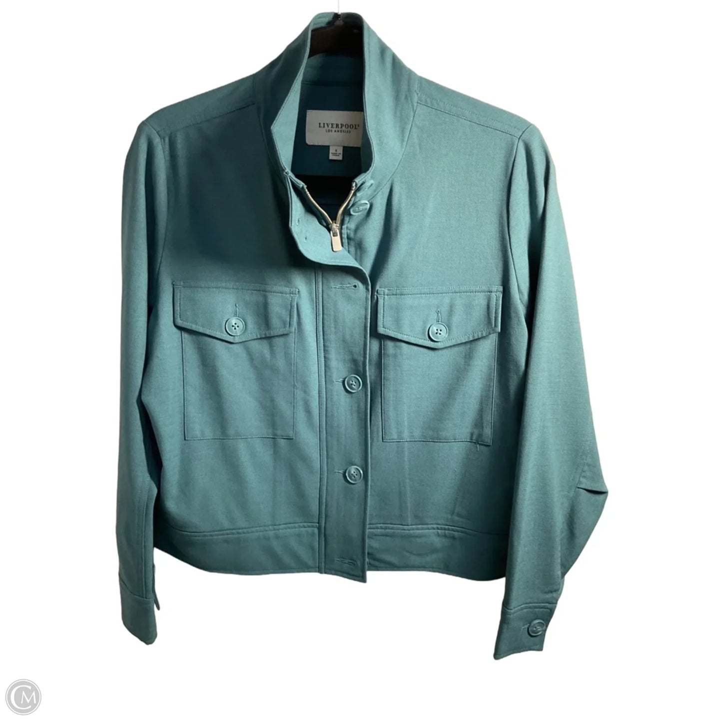 Jacket Other By Liverpool In Teal, Size: S