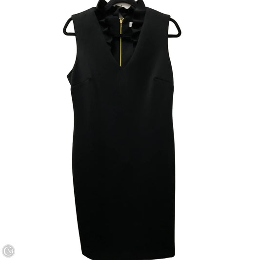 Dress Party Midi By Calvin Klein In Black, Size: L