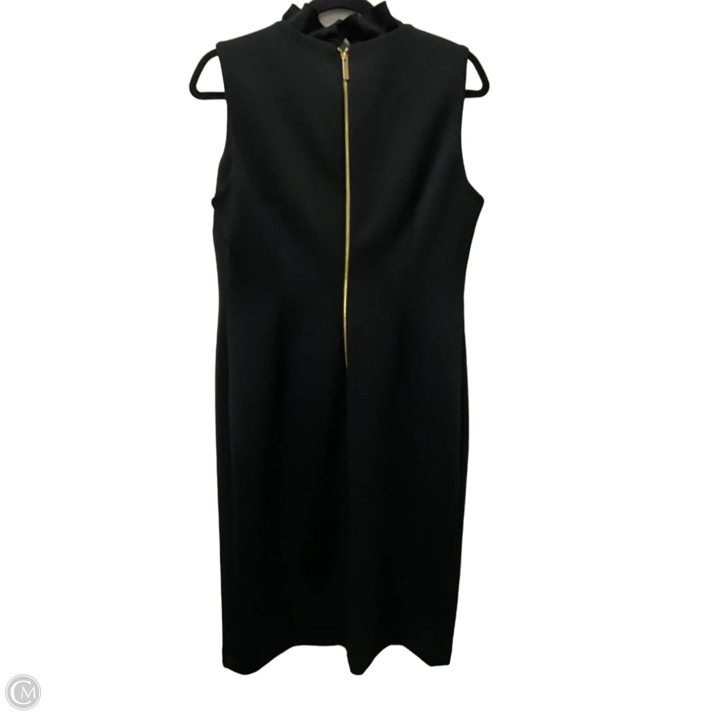 Dress Party Midi By Calvin Klein In Black, Size: L