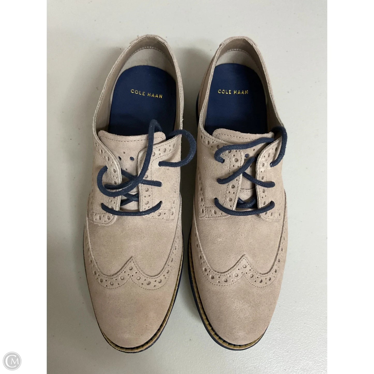 Shoes Flats By Cole-haan In Blue & Tan, Size: 7.5