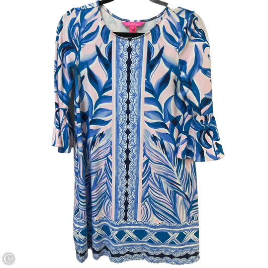 Dress Designer By Lilly Pulitzer In Blue & White, Size: S