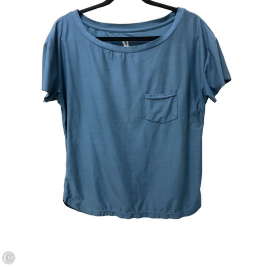 Athletic Top Short Sleeve By Vuori In Teal, Size: S
