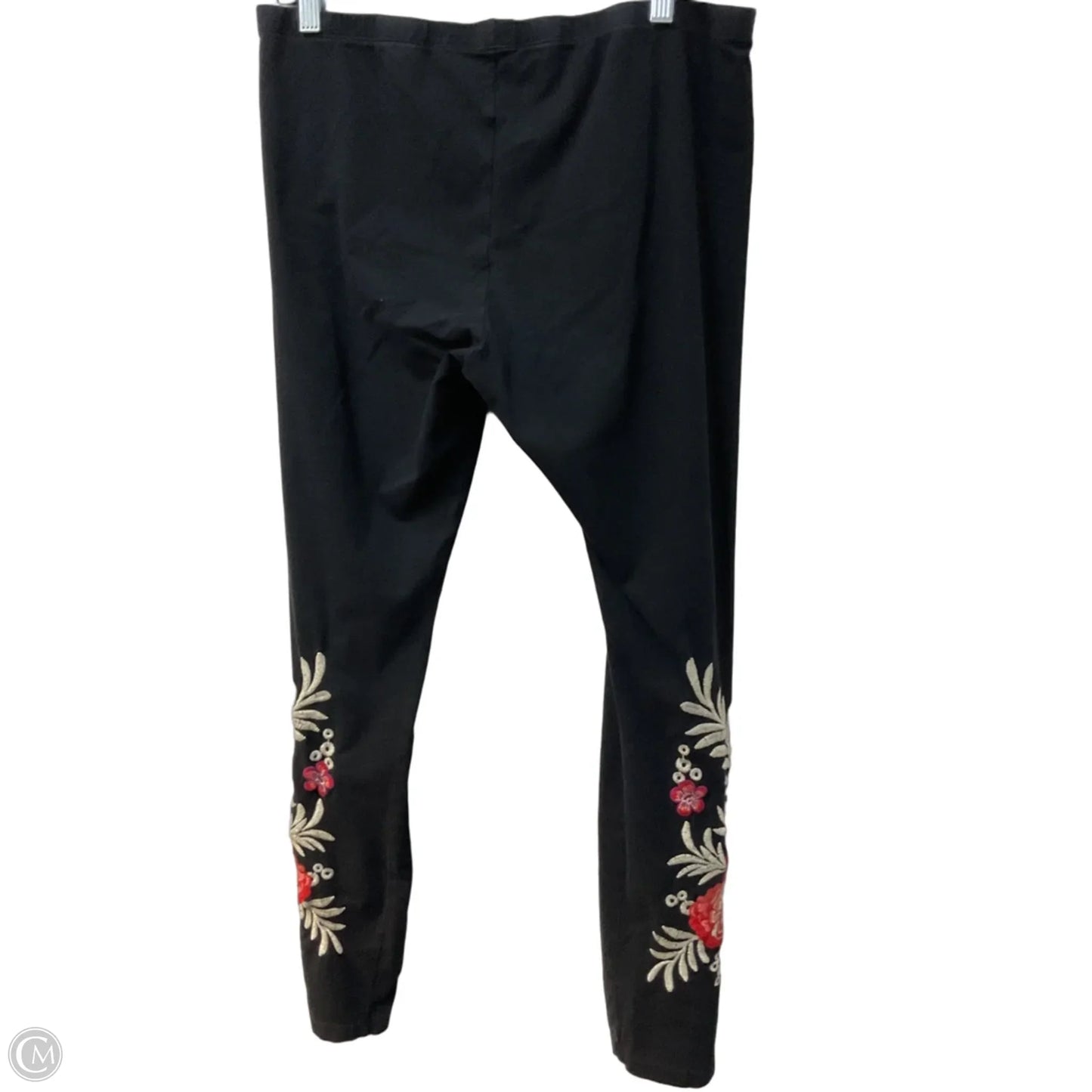 Pants Leggings By Johnny Was In Black, Size: L