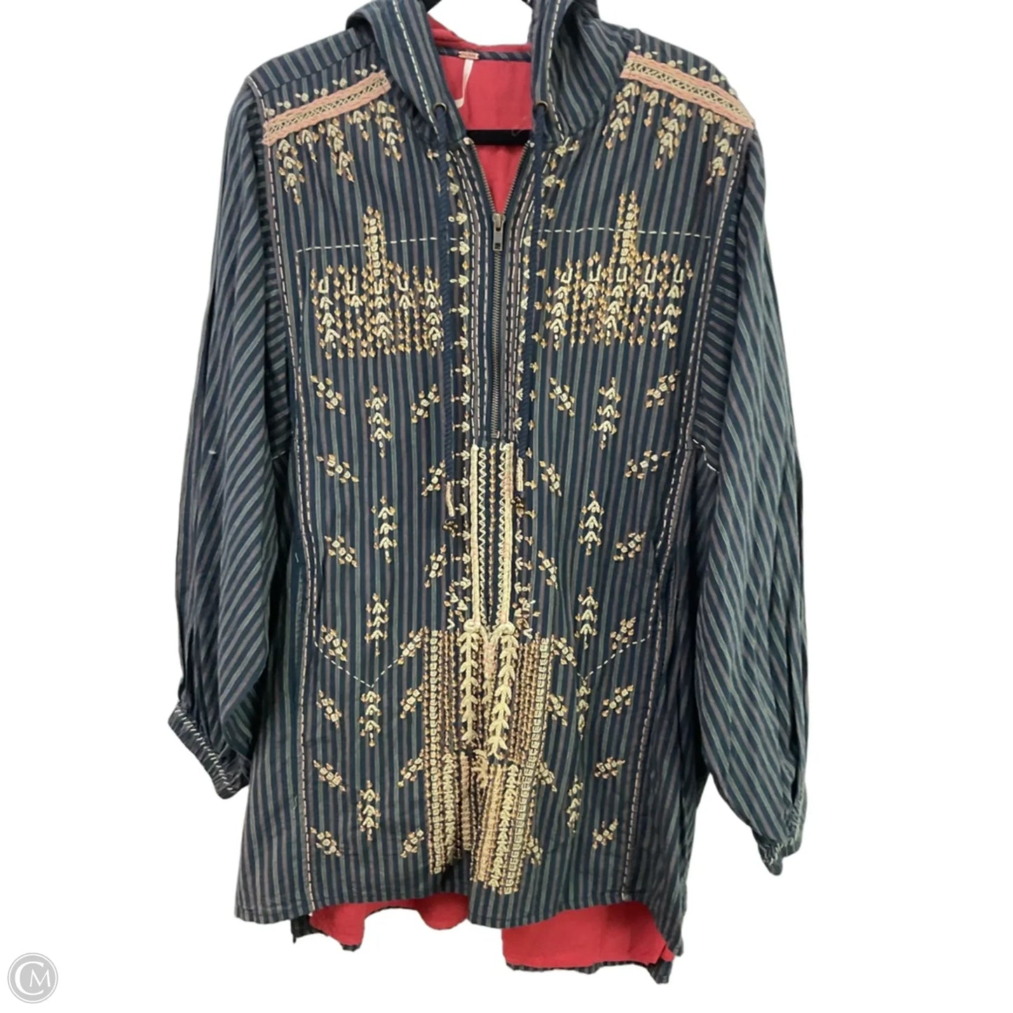 Tunic Long Sleeve By Free People In Navy, Size: Xs