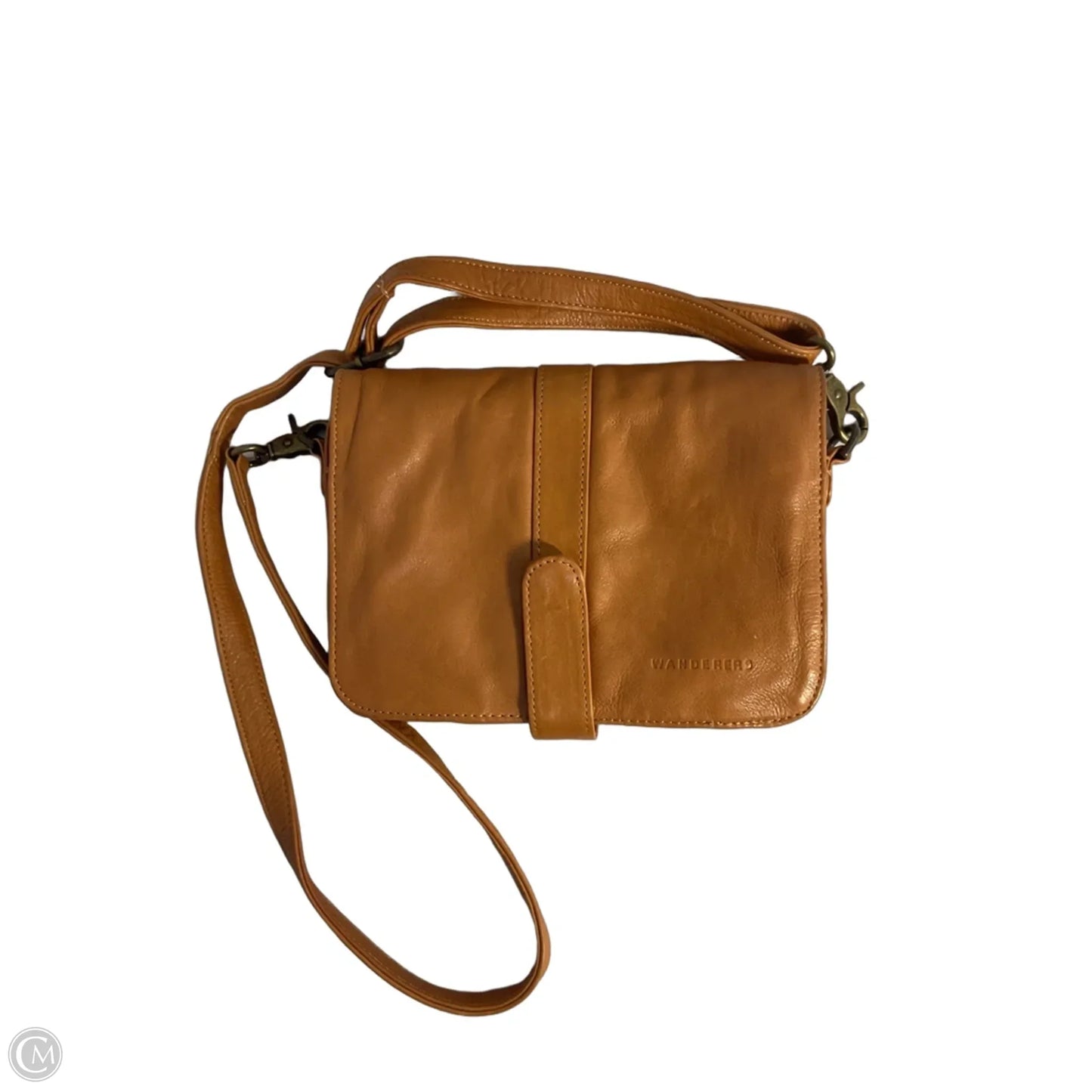 Crossbody Leather By Cmc, Size: Medium