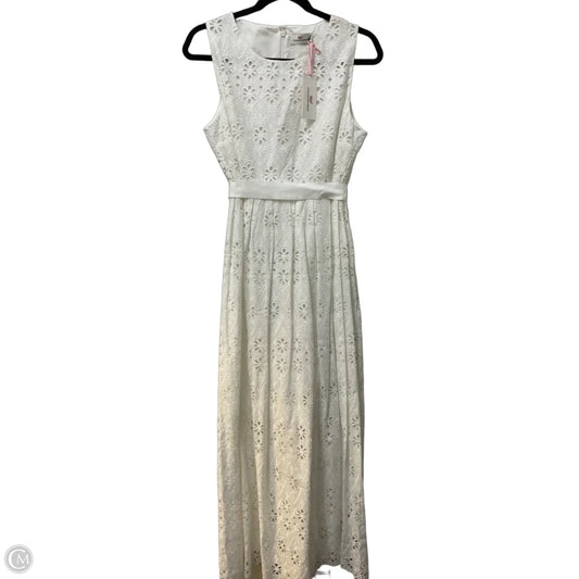 Dress Casual Maxi By Vineyard Vines In White, Size: M