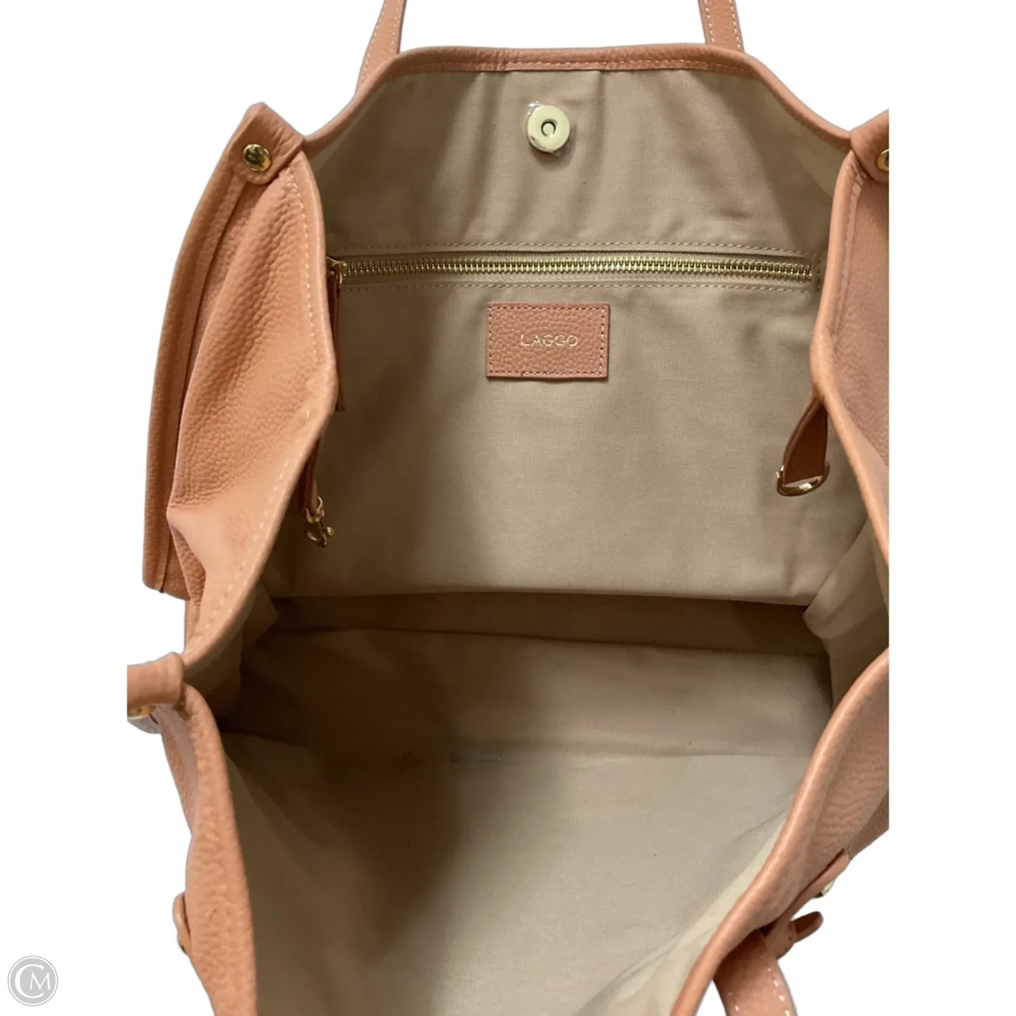 Tote Leather By Cmb, Size: Large