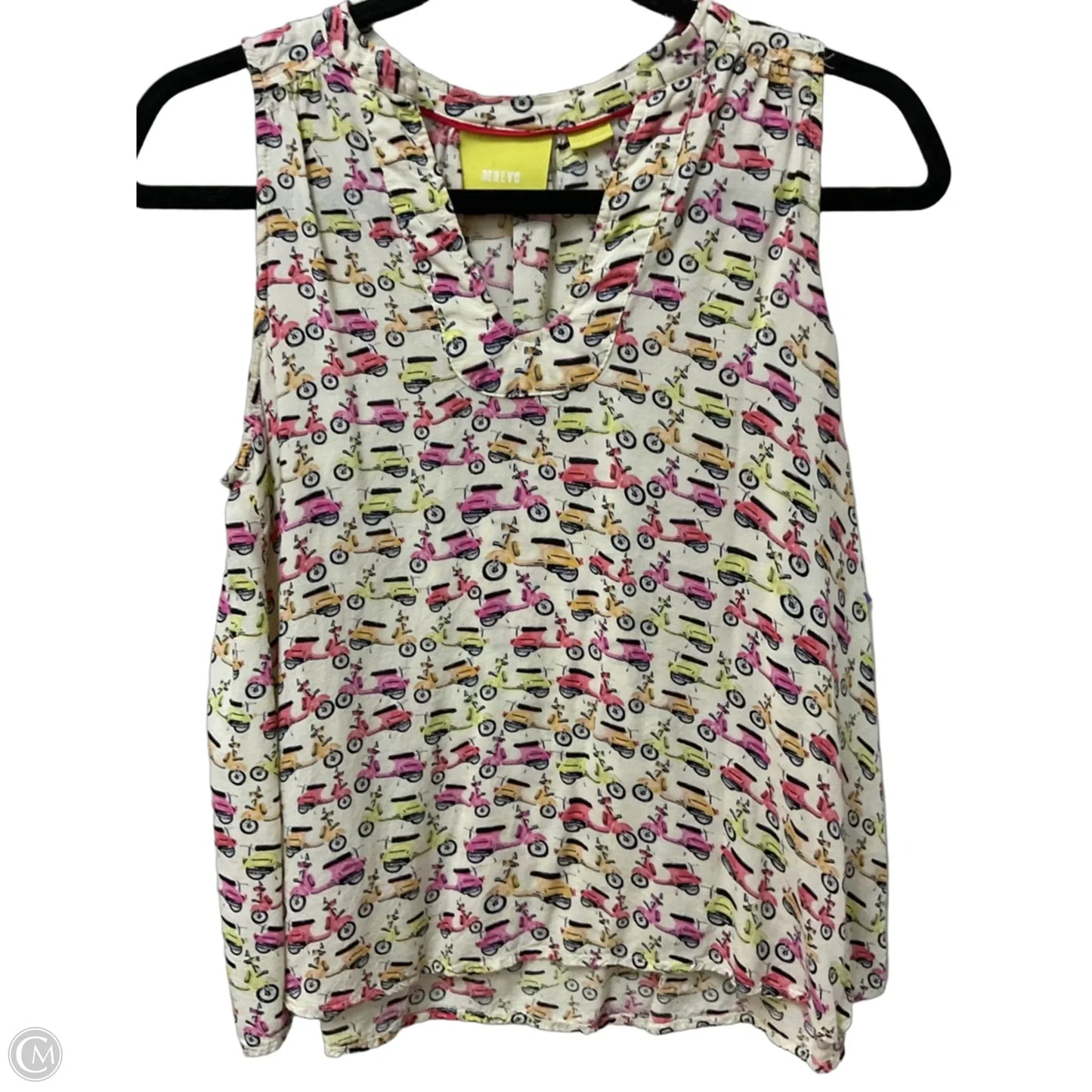 Blouse Sleeveless By Maeve In Cream, Size: Xs