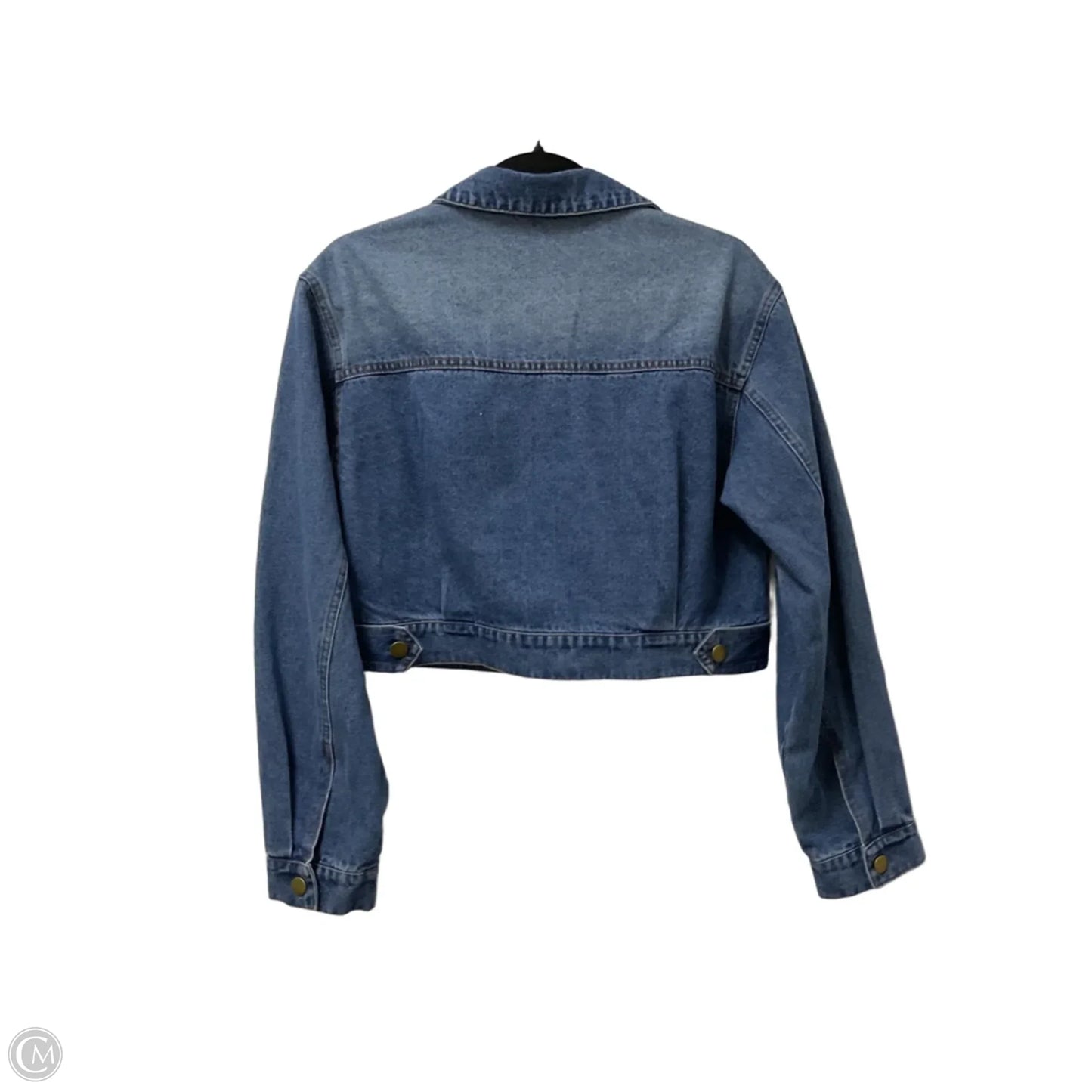Jacket Denim By Clothes Mentor In Blue Denim, Size: S