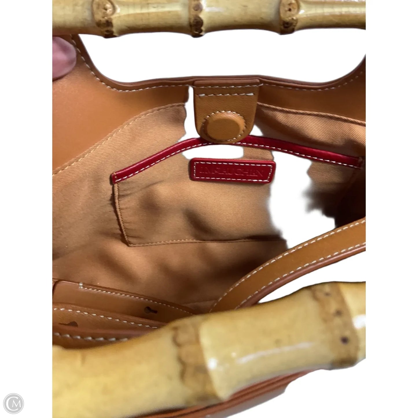 Handbag Leather By J Mclaughlin, Size: Medium