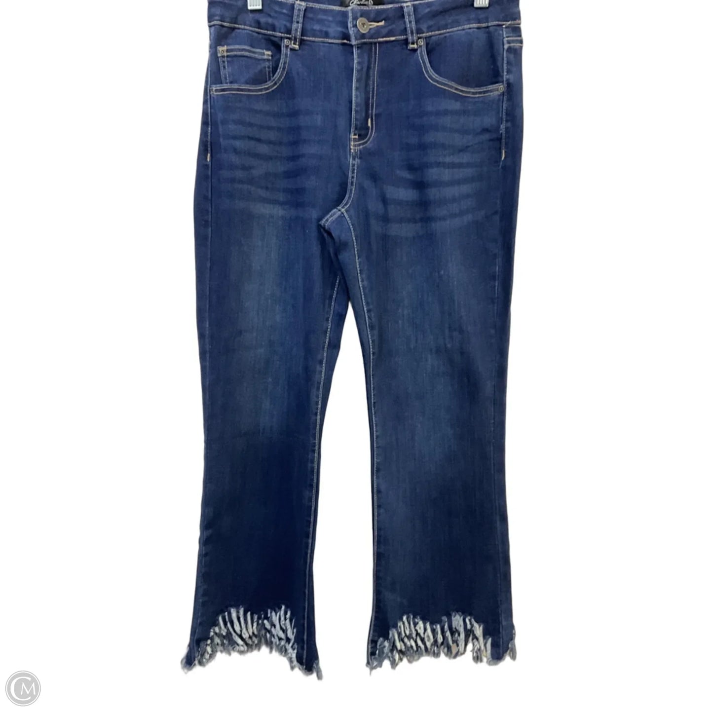 Jeans Cropped By Charlie B In Blue Denim, Size: 8