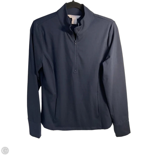 Athletic Top Long Sleeve Collar By Tommy Bahama In Navy, Size: L