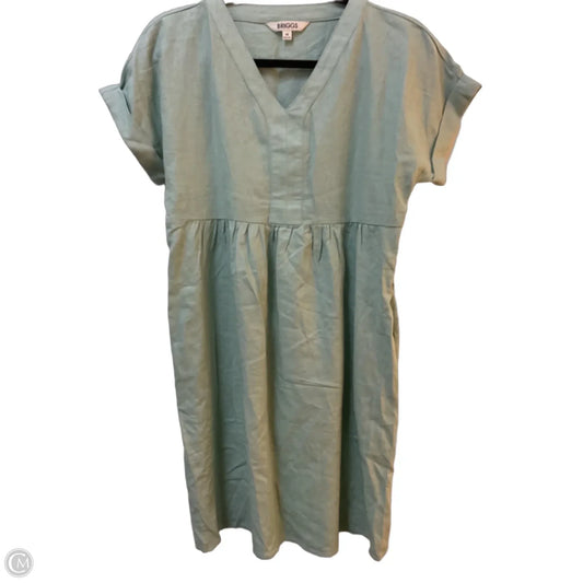 Dress Casual Midi By Briggs In Green, Size: Xs