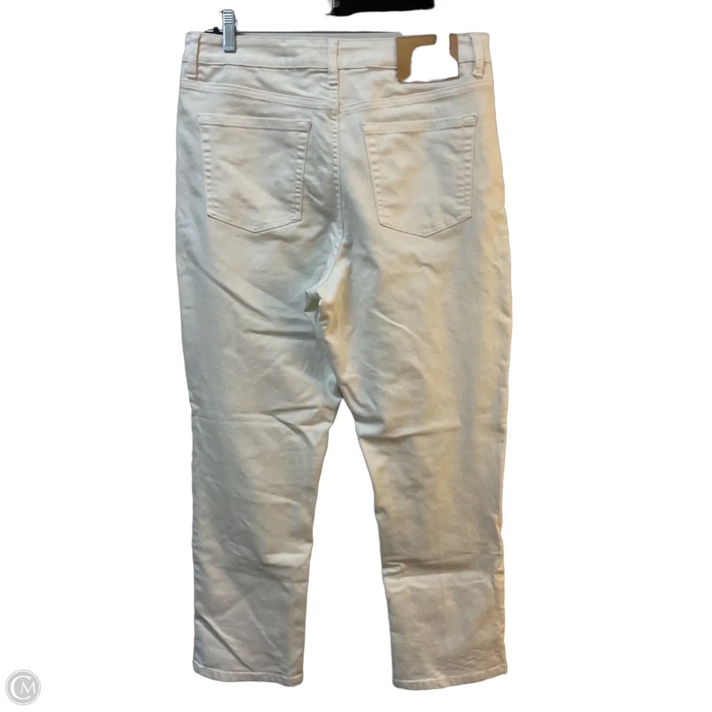 Jeans Designer By Frye In White Denim, Size: 8