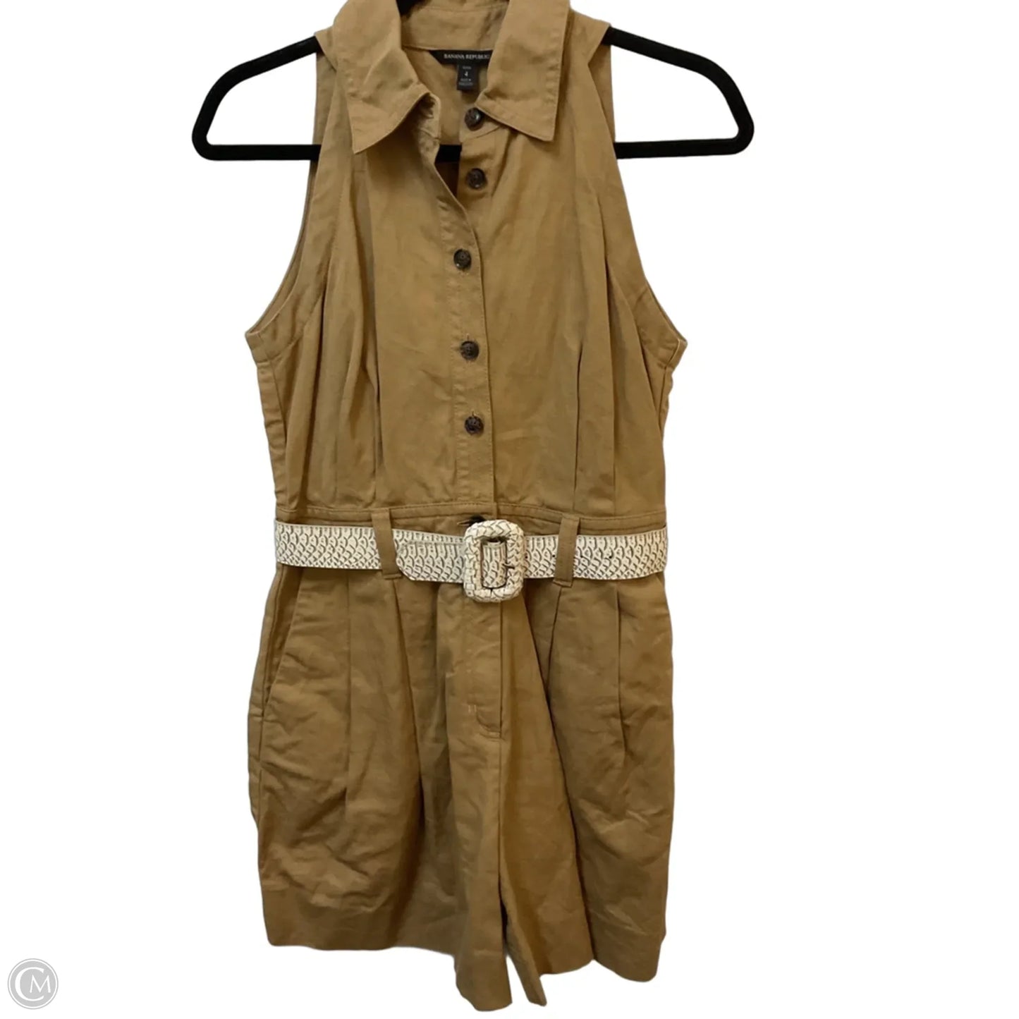 Romper By Banana Republic In Tan, Size: S