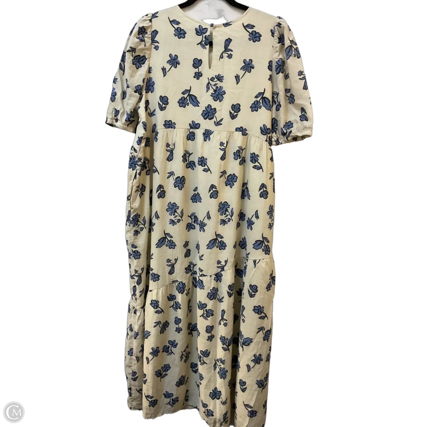 Dress Casual Midi By Cmc In Cream, Size: L