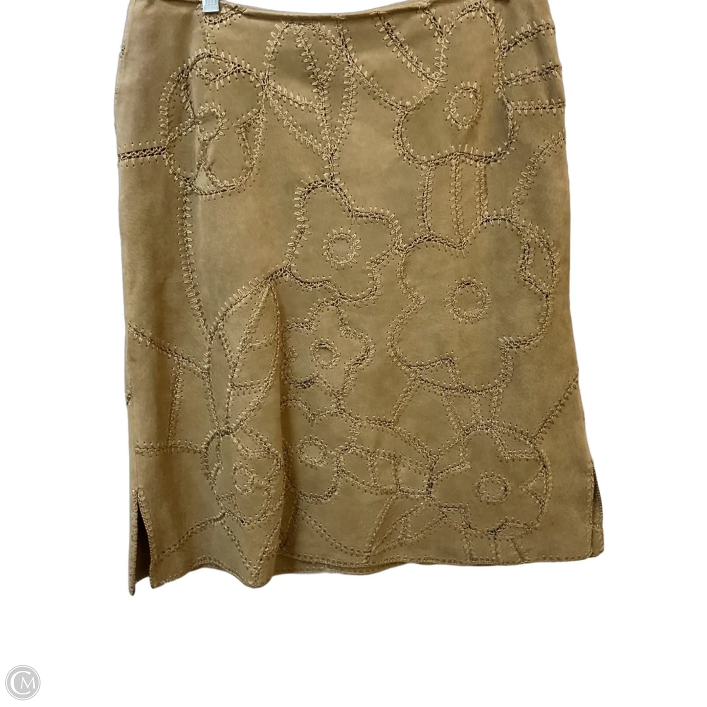 Skirt Midi By Cmc In Tan, Size: M
