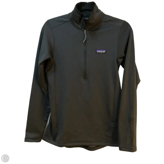 Athletic Sweatshirt Collar By Patagonia In Grey, Size: S