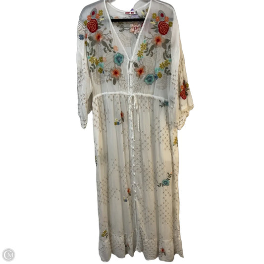 Dress Party Long By Johnny Was In White, Size: L