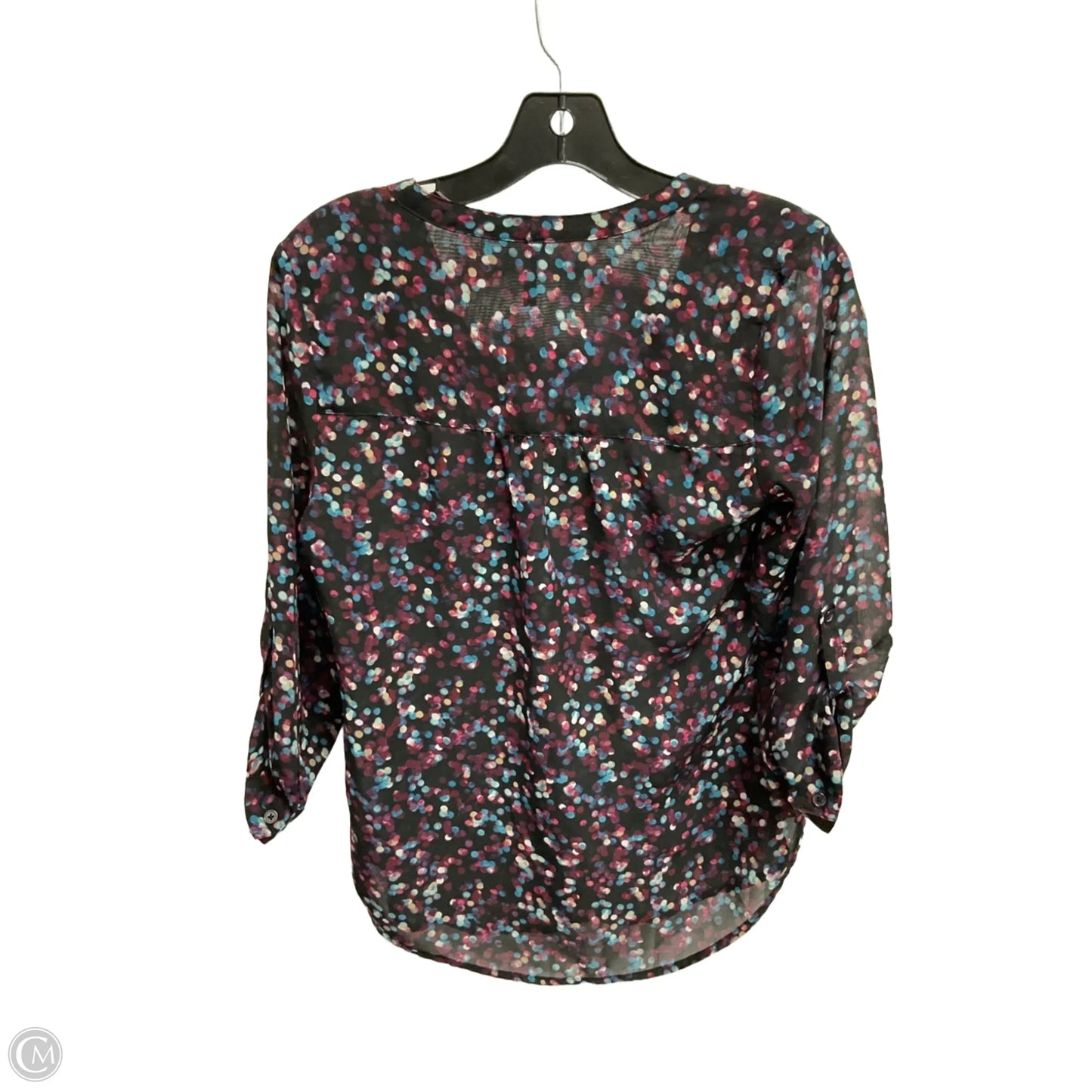 Blouse 3/4 Sleeve By Maurices In Multi-colored, Size: S