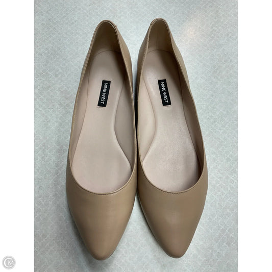 Shoes Flats By Nine West In Beige, Size: 10.5