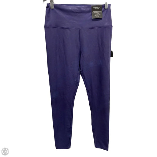 Pants Leggings By Simply Vera In Blue, Size: M