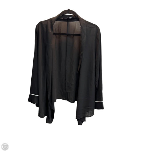 Kimono By Eloquii In Black, Size: 1x