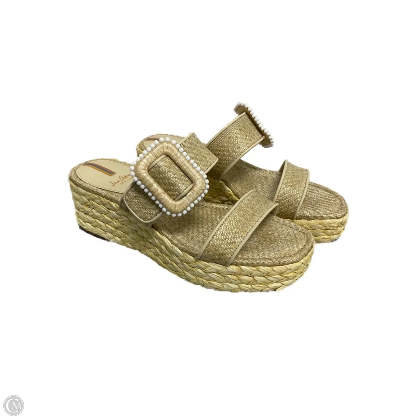 Sandals Heels Platform By Sam Edelman In Teal, Size: 6.5