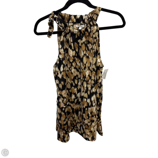 Top Sleeveless By Maurices In Brown, Size: L