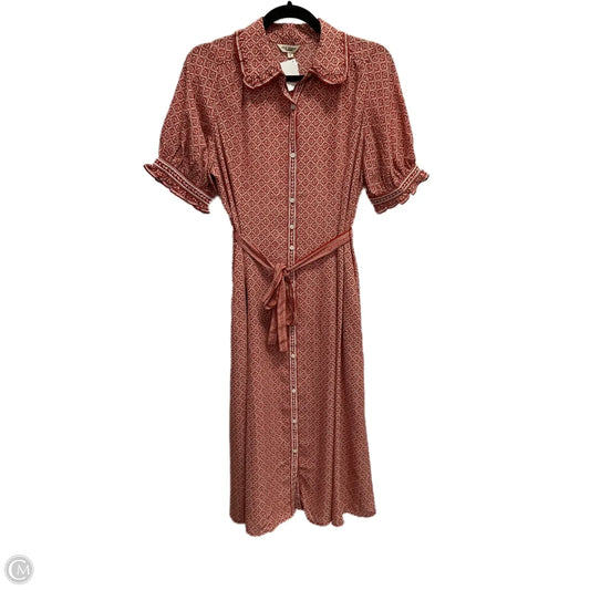Dress Casual Midi By Max Studio In Red, Size: S