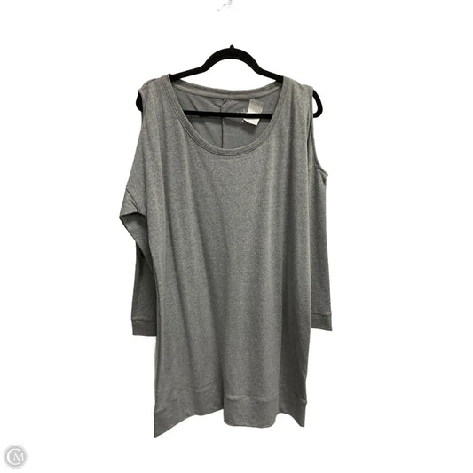 Tunic Long Sleeve By New York And Co In Grey, Size: Xl