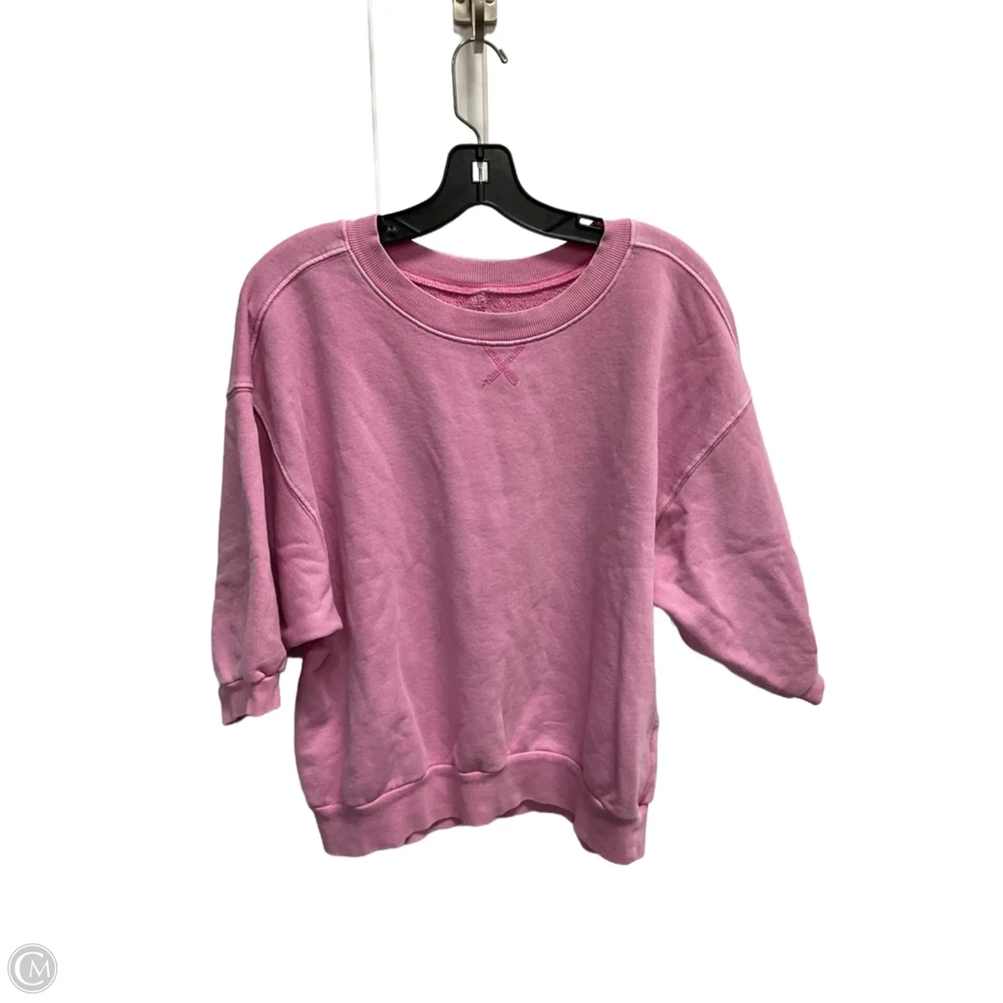 Sweatshirt Crewneck By Pilcro In Pink, Size: L