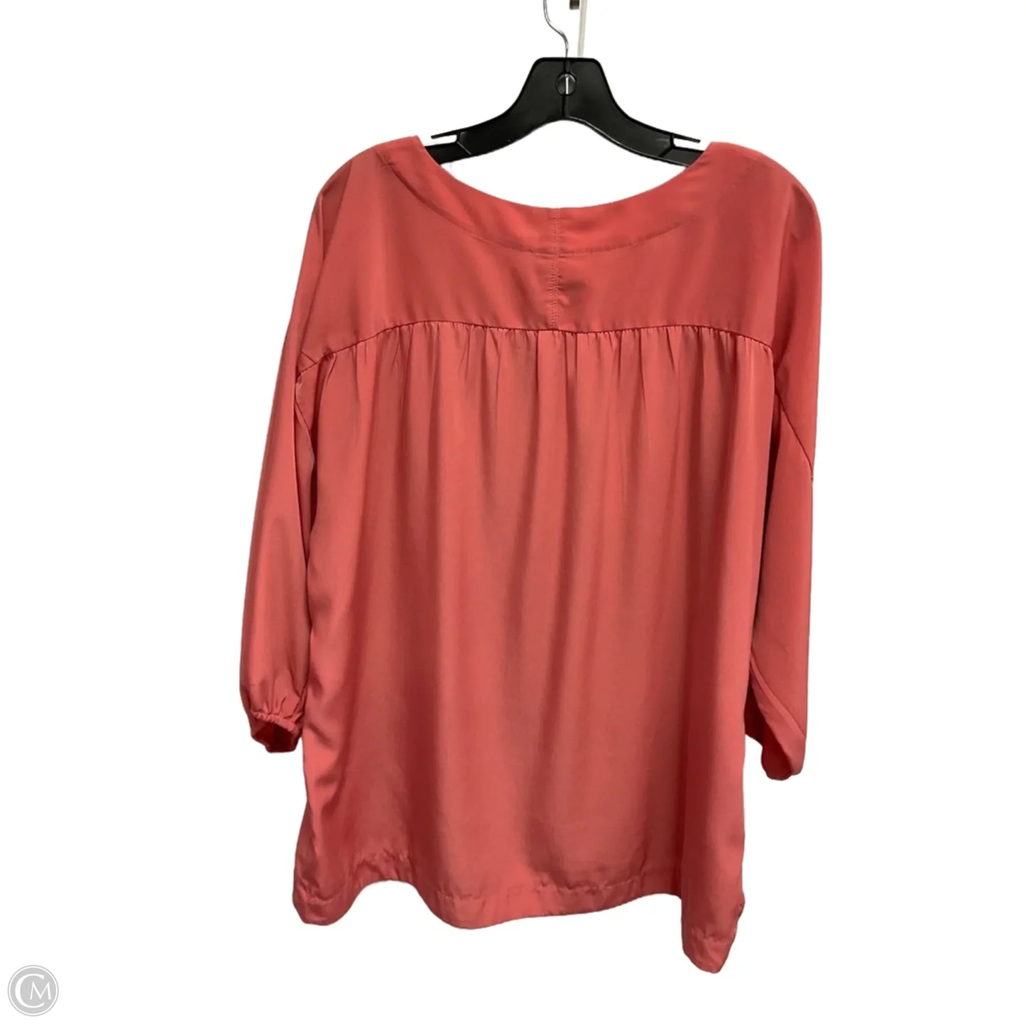 Blouse 3/4 Sleeve By Chicos In Pink, Size: L