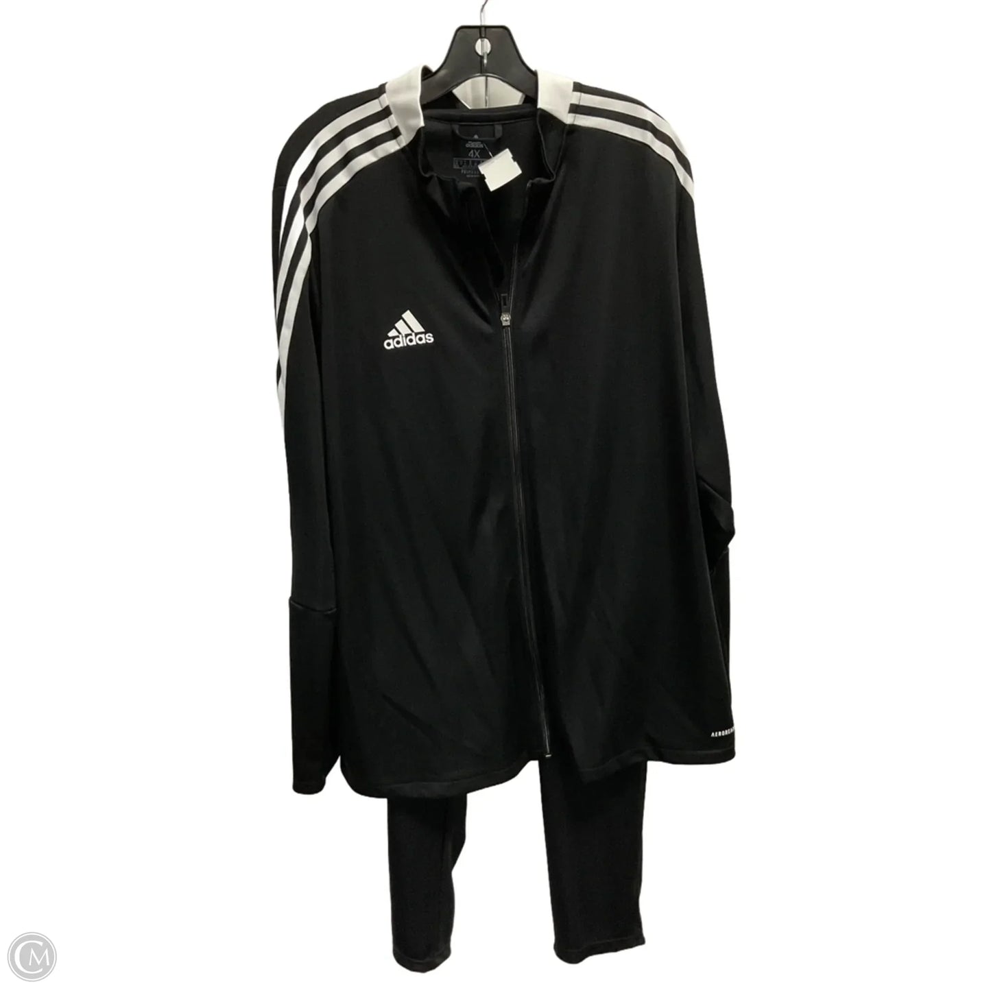 Athletic Pants 2pc By Adidas In Black, Size: 4x
