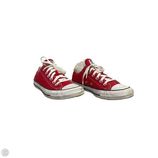 Shoes Sneakers By Converse In Red, Size: 8.5