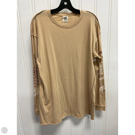 Top Long Sleeve Basic By We The Free In Tan, Size: S