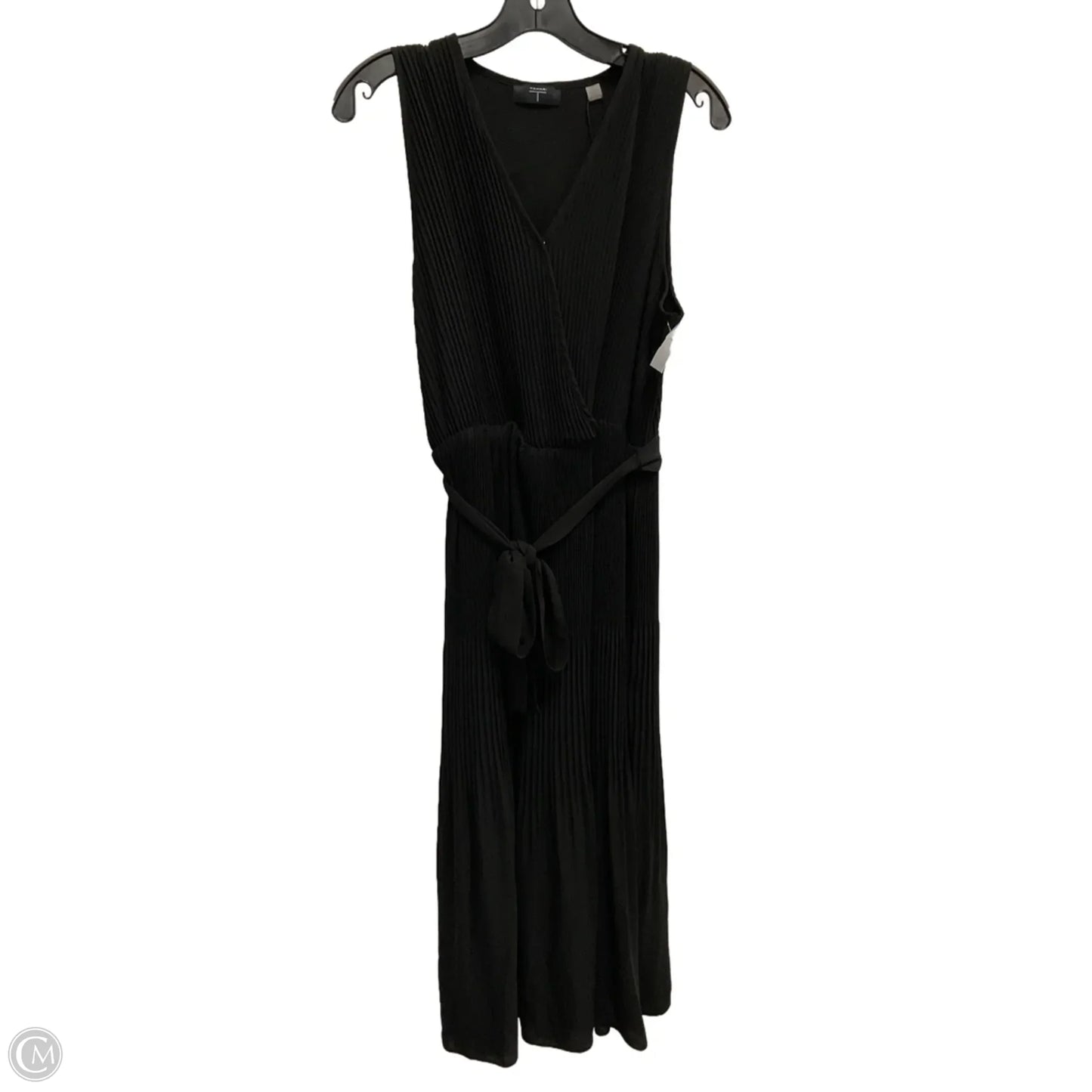 Dress Maxi By Tahari In Black, Size: L