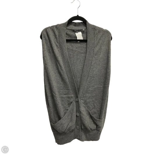 Vest Sweater By Vince In Grey, Size: M